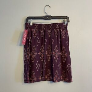 NWT merona purple skirt small